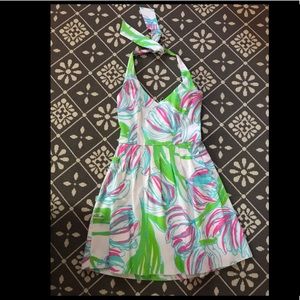 Lily Pulitzer Halter Dress! Worn Once!